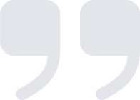 Closing quotation marks on black background.